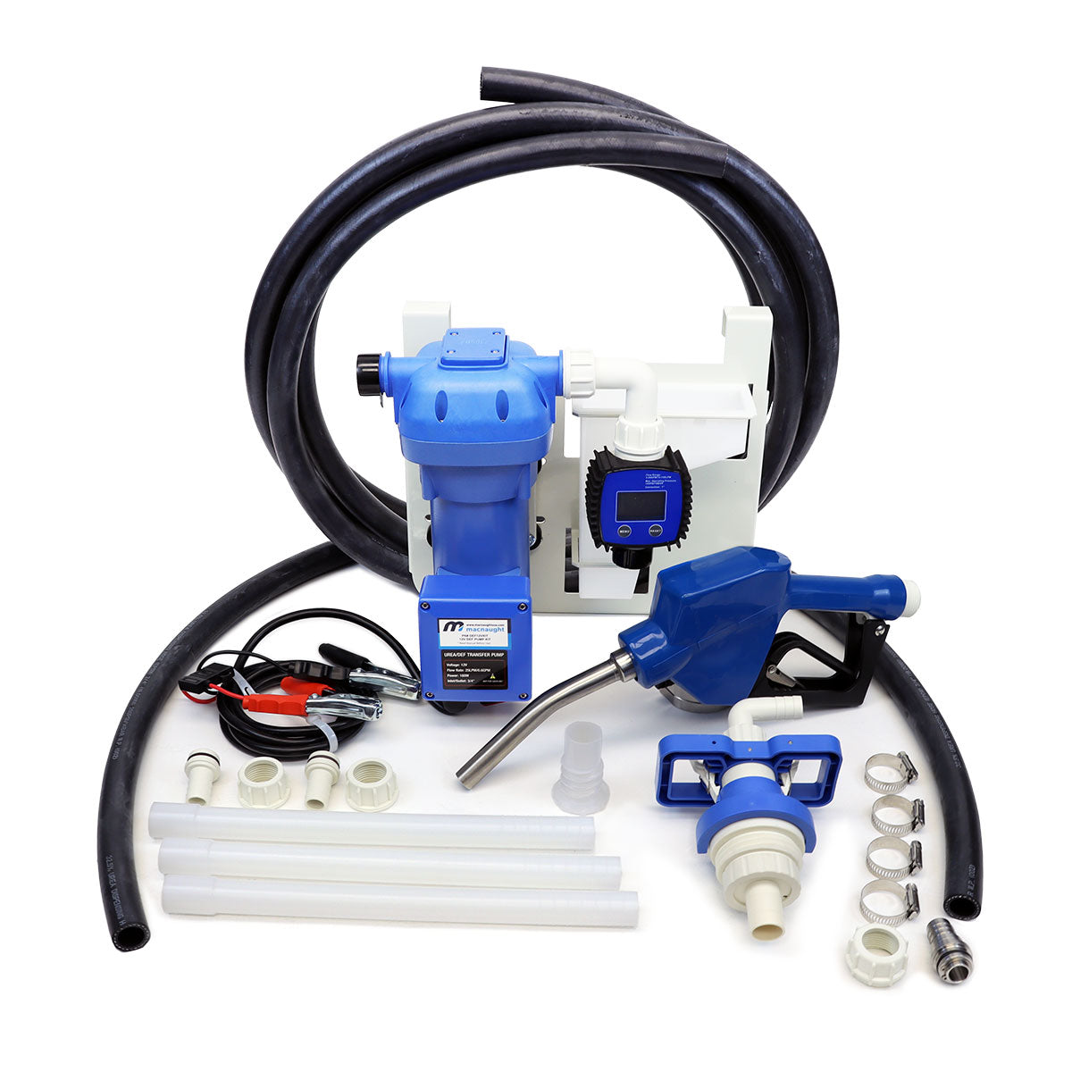 Macnaught M3 12V DEF Pump Kit- 6.6 GPM with Auto Nozzle and