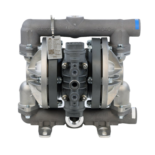 Macnaught Max Flow Air Operated Double Diaphragm Pump 1" NPT Back image