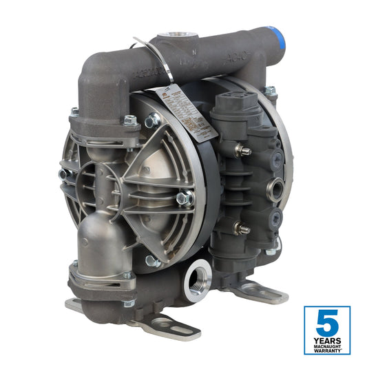 Max Flow Diaphragm Pump Macnaught USA side image