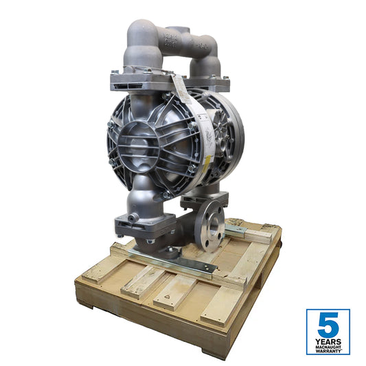 Macnaught Air operated Diaphragm Pump with 5 years warranty side image