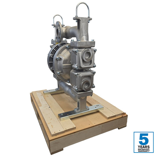 Max Flow Heavy Duty Flap Valve Air Operated Double Diaphragm Pump 2" ANSI FLG - 158 GPM
