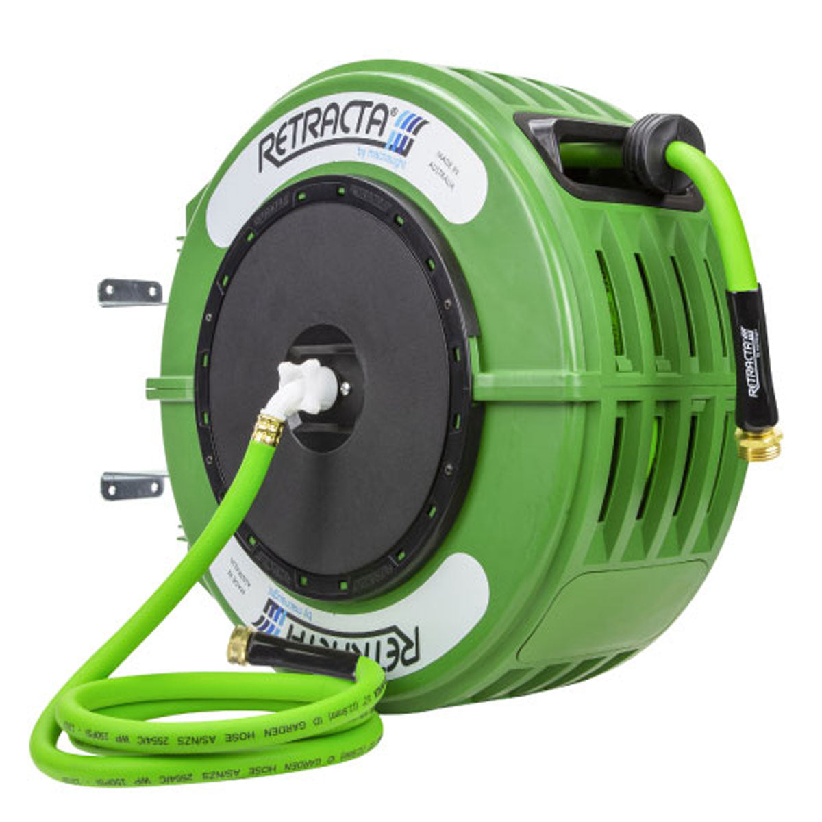 Garden Hose Reel - 82ft - Green Case | Macnaught USA