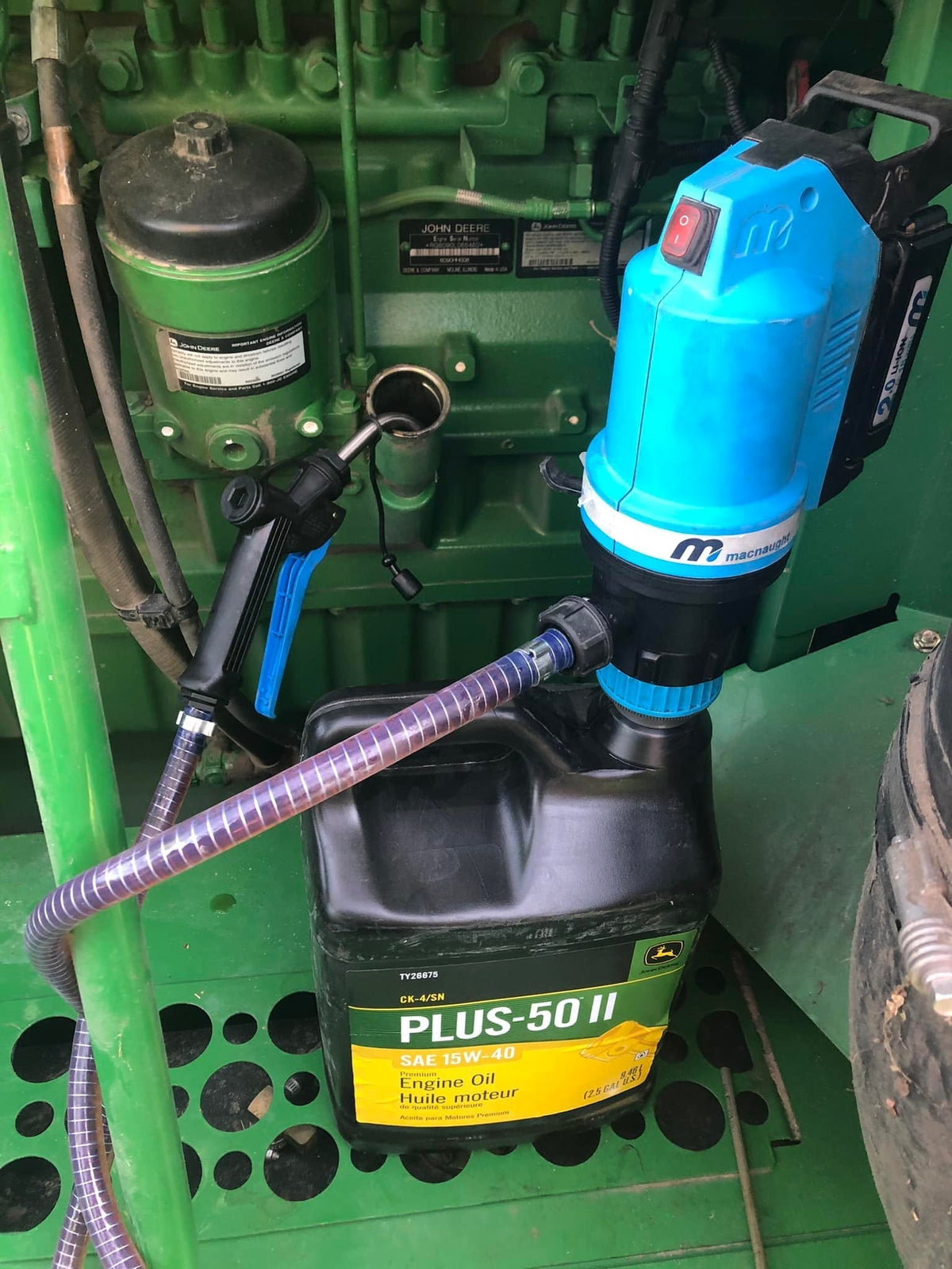 BOP20 - 5 Gallon Battery Oil Pump Kit – Macnaught USA