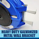 Macnaught Air Hose Reel heavy duty galvanized metal wall bracket