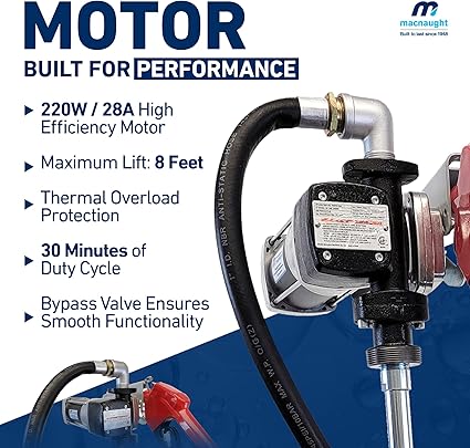 Fuel Transfer Pump -  Macnaught USA