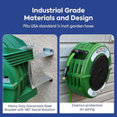 Garden Hose Reels  with Industrial Grade Galvanized Steel Bracket with 180 Swivel Rotation 