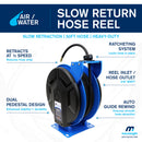 M3 Slow Retraction Air / Water Safety Hose Reel 3/8” x 50 ft – PN