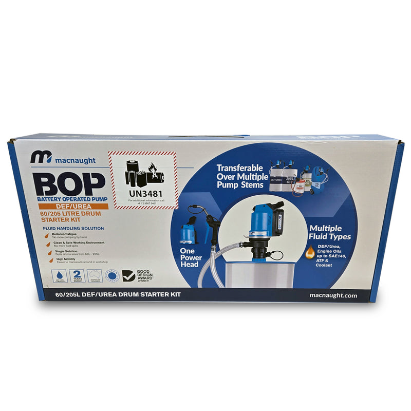 Macnaught BOP205 - 16-55 Gallon Universal DEF / Oil Pump Kit - PN