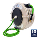 Macnaught Retractable Garden Hose Reel - 82 Ft. Beige Case with 10 Years Warranty