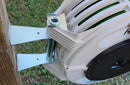 Retractable Garden Hose Reel - 82 Ft. Beige Case real image side view