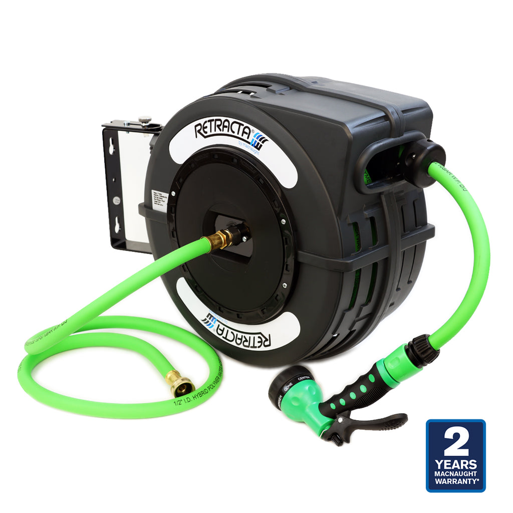 Retractable 40ft Garden Hose Reel | Macnaught USA