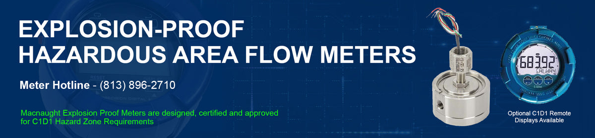 MACNAUGHT EXPLOSION-PROOF FLOW METERS