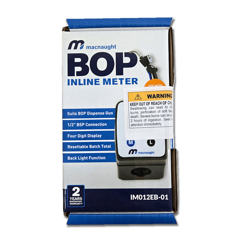 Macnaught BOPHV Oil Dispensing Gun Inline Digital Meter - PN