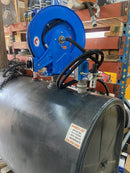 Industrial oil Hose Reel with 1/2in. x 50ft hose, 2320 PSI Shop and Truck Mount Duty  PN