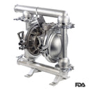 Max Flow FDA Compliant  AOD Pump 1.5" Tri-Clamp  47.6 GPM  SS/Teflon Dia - PN