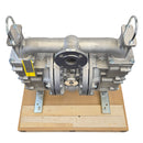 Max Flow Heavy Duty Flap Valve Air Operated Double Diaphragm Pump 2" ANSI FLG - 158 GPM 