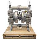 Max Flow Heavy Duty Flap Valve Air Operated Double Diaphragm Pump 2" ANSI FLG - 158 GPM 