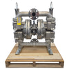 Max Flow Heavy Duty Flap Valve Air Operated Double Diaphragm Pump 2" ANSI FLG - 158 GPM 