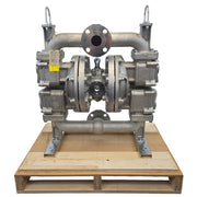 Max Flow Heavy Duty Flap Valve Air Operated Double Diaphragm Pump 2" ANSI FLG - 158 GPM 