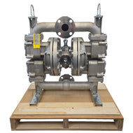 Max Flow Heavy Duty Flap Valve Air Operated Double Diaphragm Pump 2" ANSI FLG - 158 GPM - PN# M-DDP50ANF-02