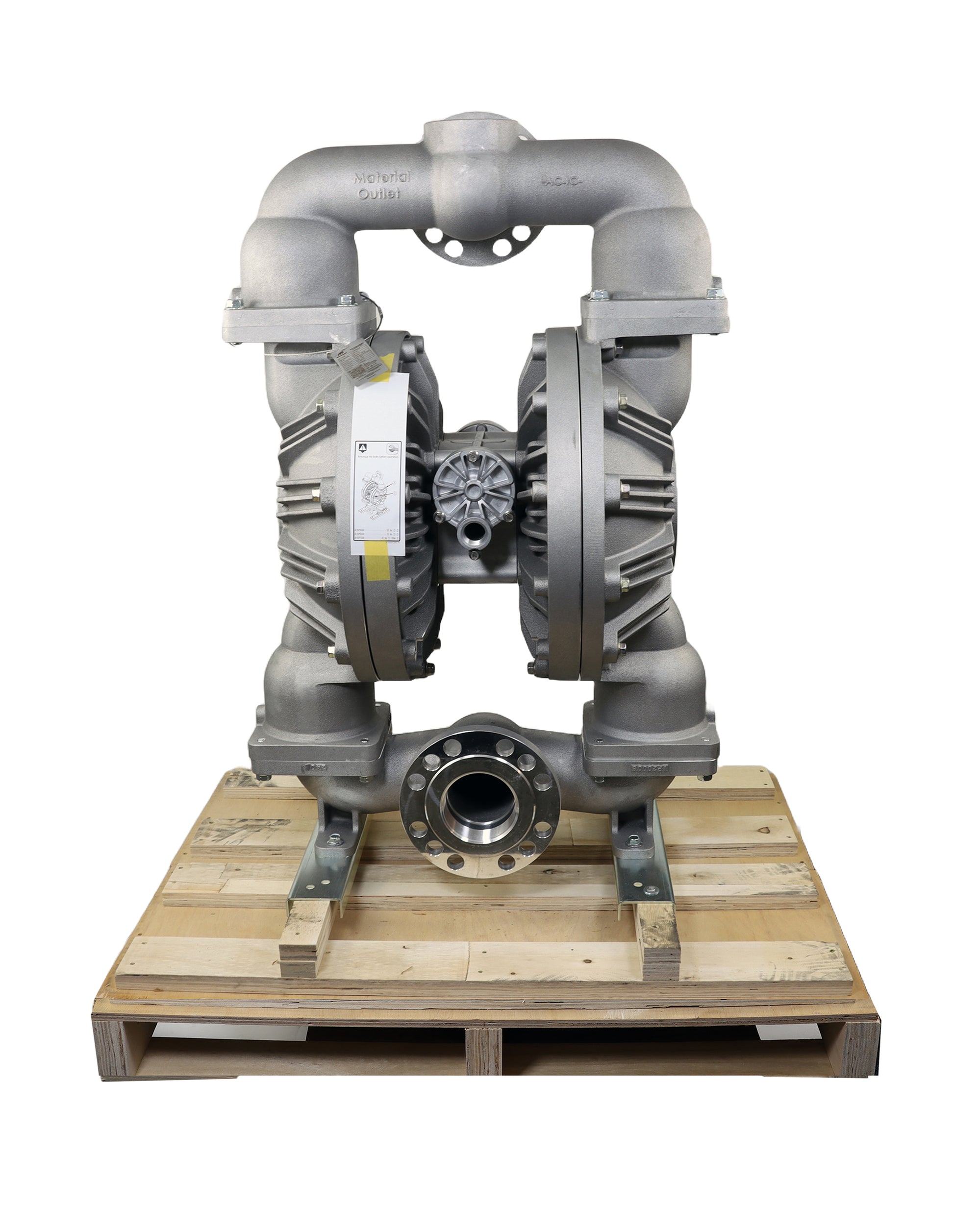 Max Flow Air Operated Double Diaphragm Pump 3" NPT/FLG - 277 GPM - PN# M-DDP75AN-02