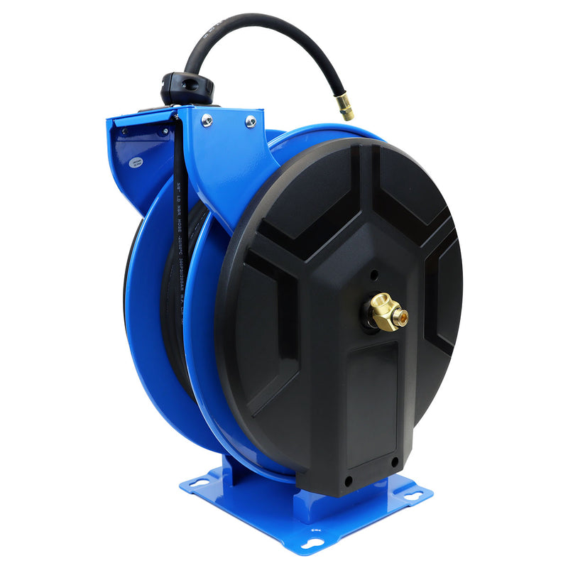 Metal Retractable Slow Return Water & Air Hose Reel