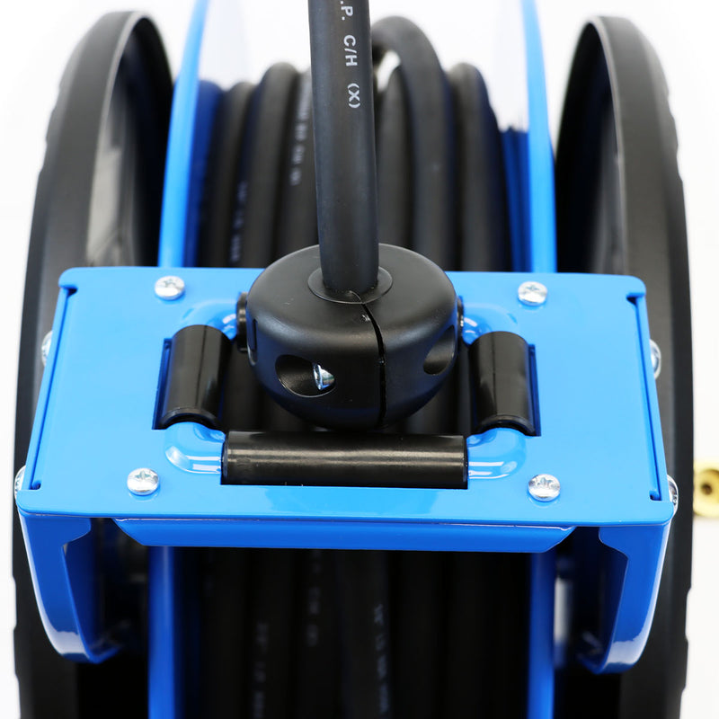 Avagard Retractable Hose Reel, Includes 5/8in. x 50ft. Hot/Cold Water Hose,  Model# AVGWR5850-2