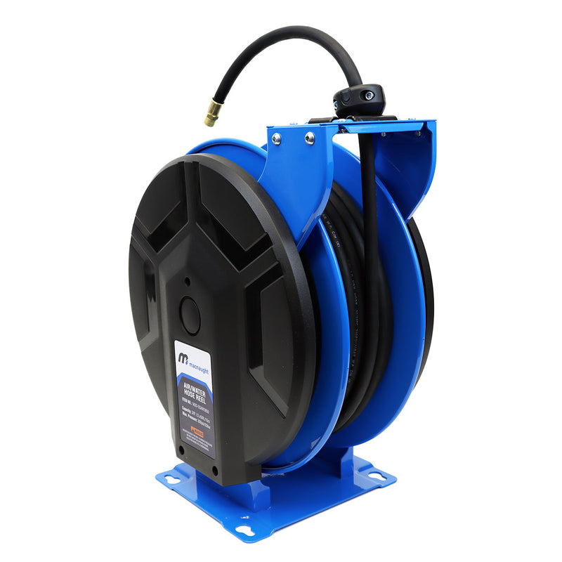 Metal Retractable Slow Return Water & Air Hose Reel