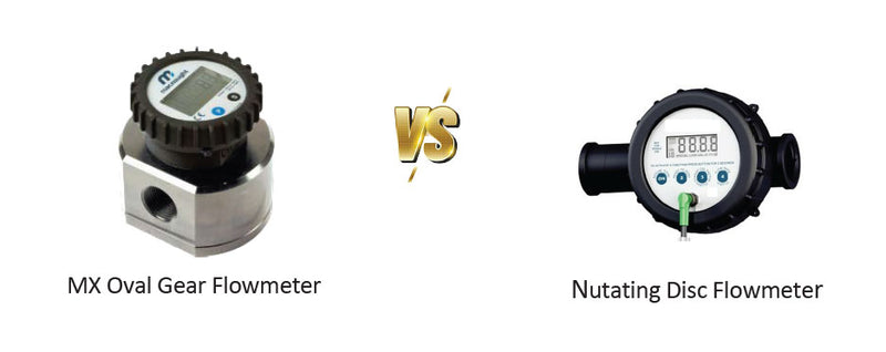 MX Oval Gear Flow Meter VS Nutating Disc Flow Meter