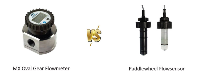 MX Oval Gear Flow Meter VS Paddlewheel Flow Sensor