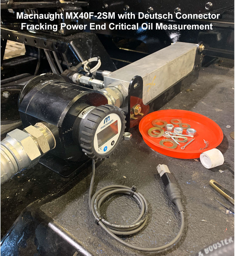 Macnaught MX40F-2SM with Deutsch Connector Fracking Power End Critical Oil Measurement 