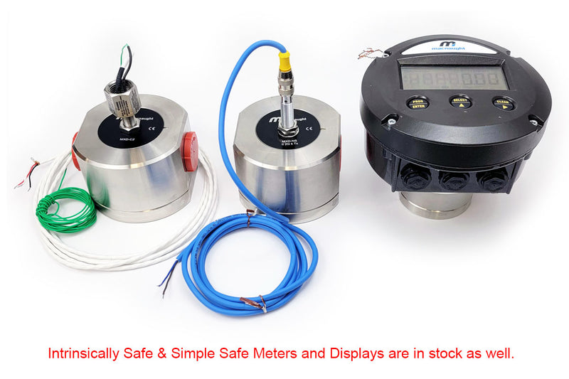 Extractor Flow Sensor Solvent Extraction Flow Meters & Displays. ExD Class 1 / Division 1