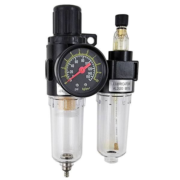 M3 Filter Regulator and Gauge with Lubricator PN# ARL-25