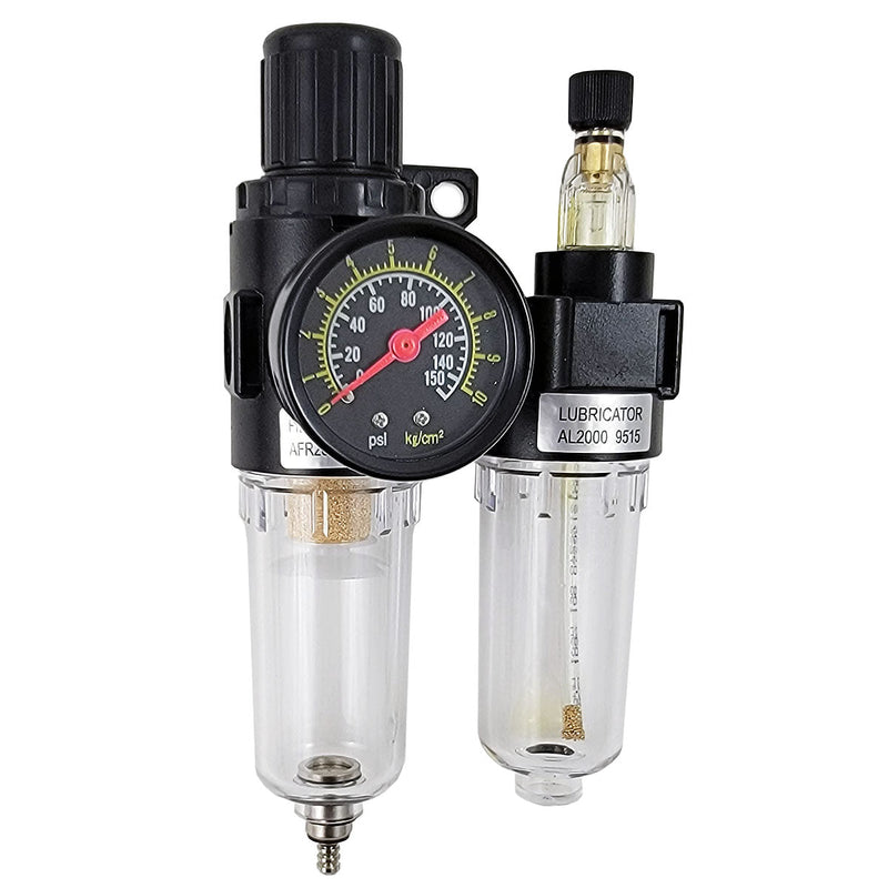 M3 Filter Regulator and Gauge with Lubricator PN