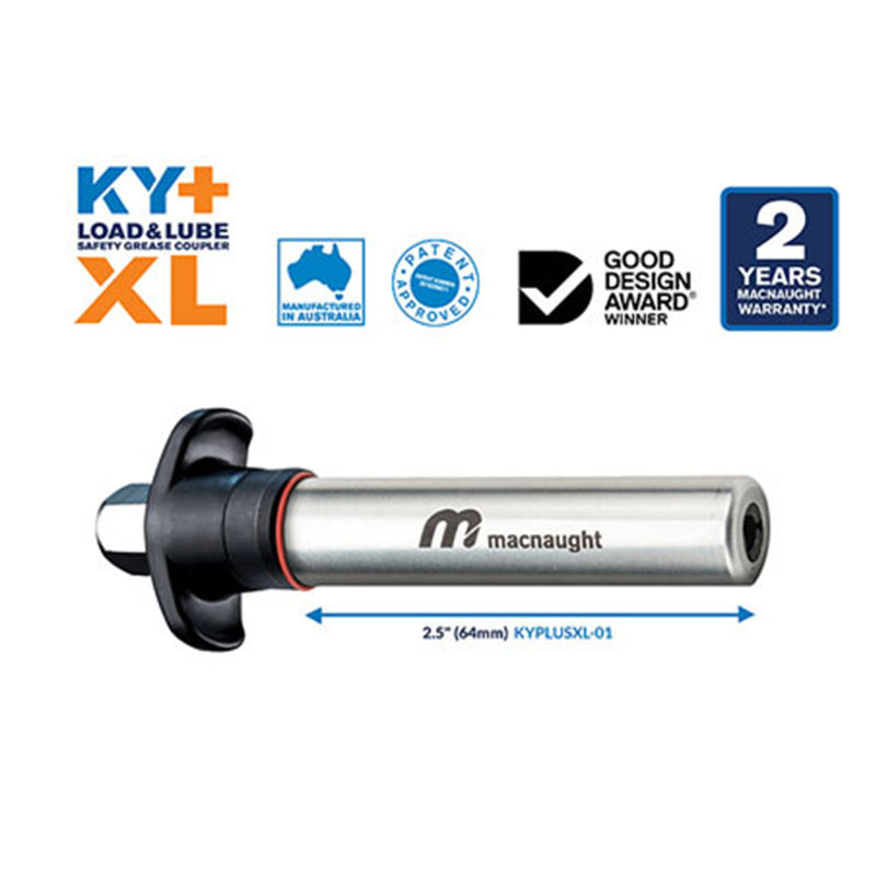 KY+XL Load & Lube Safety Grease Coupler - Macnaught