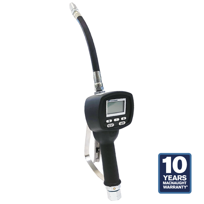 Macnaught Electronic Preset Metered Oil Control Gun with Flex Extension - 10 Years Warranty