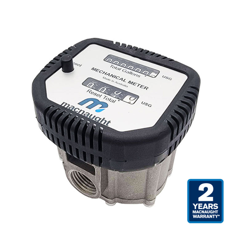 Macnaught In-Line Fluid Flow Meter PN