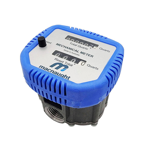 Macnaught In-line Fluid Flow Meter PN# IM012M-02 / Quarts