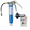 Macnaught Manual Heavy Duty Grease Gun – Flexigun & KY+ Safety Grease Coupler Combo Package - PN# K32/KYP NPT