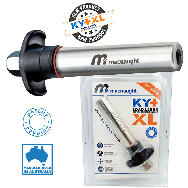 KY+XL Load & Lube Safety Grease Coupler