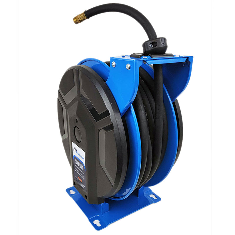 Metal Retractable Slow Return Water & Air Hose Reel