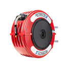 R3 Heavy Duty Hose Reel Hot Wash 1/2 inch x 65 ft 185F MAX 150PSI Red Case / White Hose PN