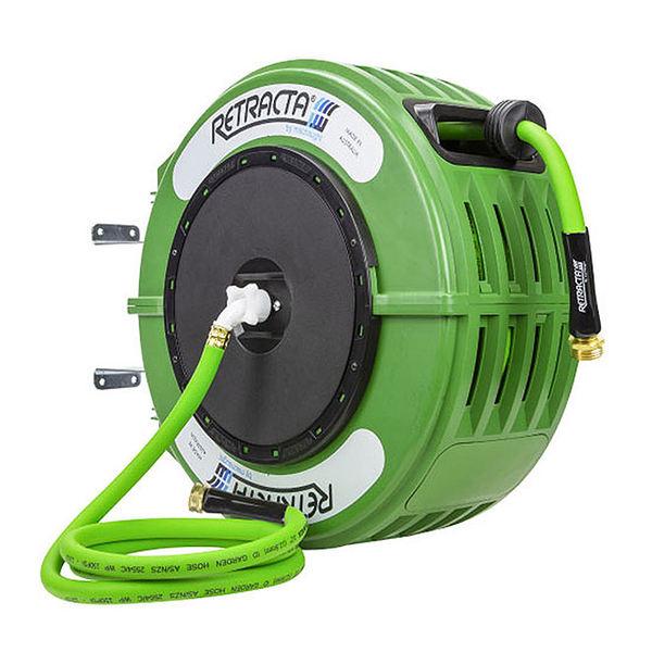 Retractable 60 ft. Garden Hose Reel | Self Winding Hose Reel