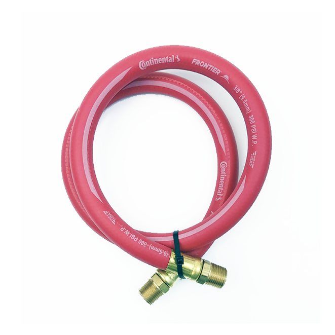 Macnaught Retracta Rubber 3 Ft Feeder Hose for Air / Water Service - PN